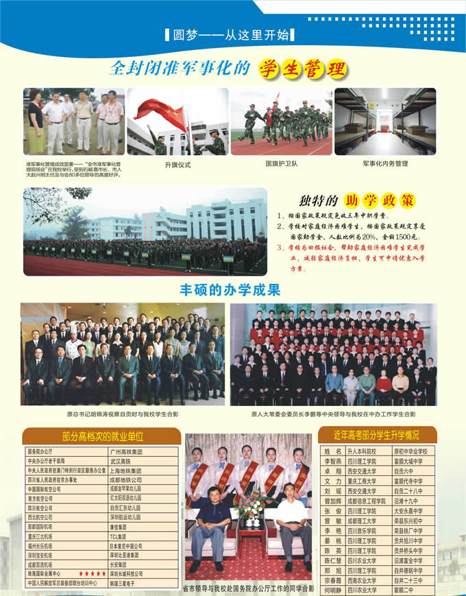 自貢市旅游職業(yè)高級(jí)中學(xué)秋季2020年招生簡介