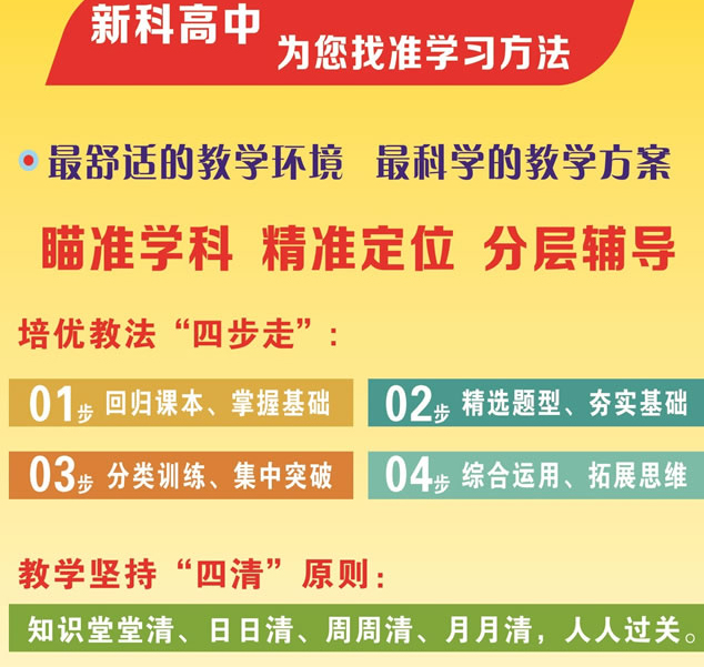 天府新區(qū)新科高級(jí)中學(xué)教學(xué)方法