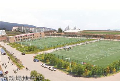 資陽汽車科技職業(yè)學校運動場地鳥瞰