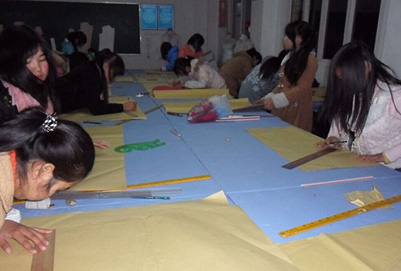 宜賓縣柳嘉職業(yè)技術(shù)學校裁剪室