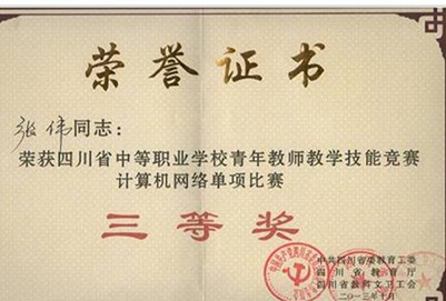 宜賓市南溪職業(yè)技術學校教師獲獎（4）