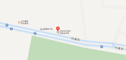 瀘州市中等衛(wèi)生職業(yè)學校地圖
