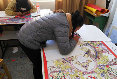 四川省馬爾康民族師范學(xué)校學(xué)生創(chuàng)作剪影6