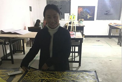 四川省馬爾康民族師范學(xué)校學(xué)生創(chuàng)作剪影13