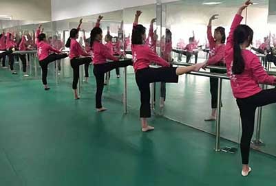 四川能投匯成技工學校形體訓練