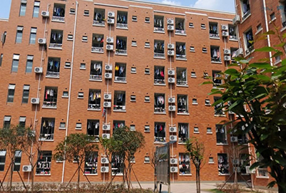 四川天一學院金堂校區(qū)學生公寓外景