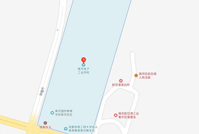 南充航空電子工業(yè)學(xué)校位置在哪兒