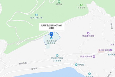 達州航空職業(yè)高級中學(xué)位置在哪兒