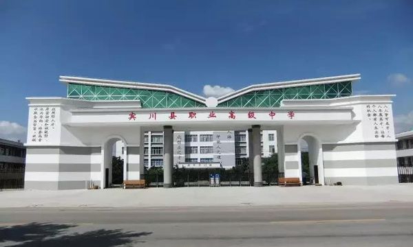 賓川縣職業(yè)高級(jí)中學(xué)學(xué)校大門