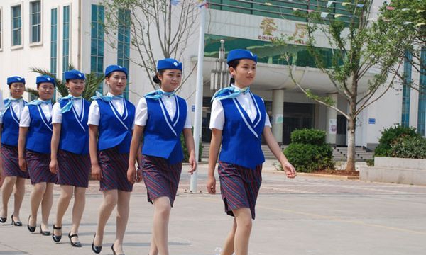 曲靖航空學校實訓學生