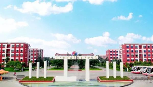 四川托普計算機職業(yè)學校校園大門