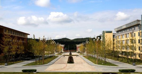 四川護理職業(yè)學院校園秋景