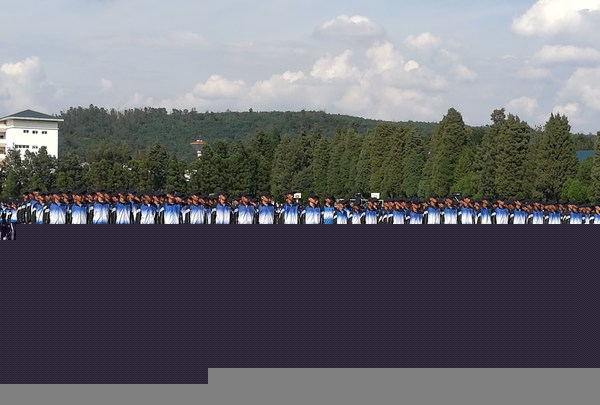云南體育運動職業(yè)技術學院新生軍訓