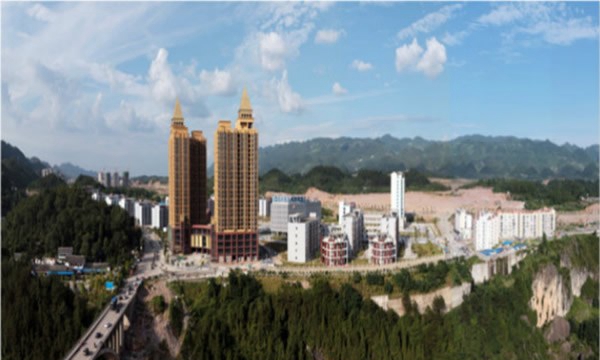 黔江民族職業(yè)教育中心校園全景